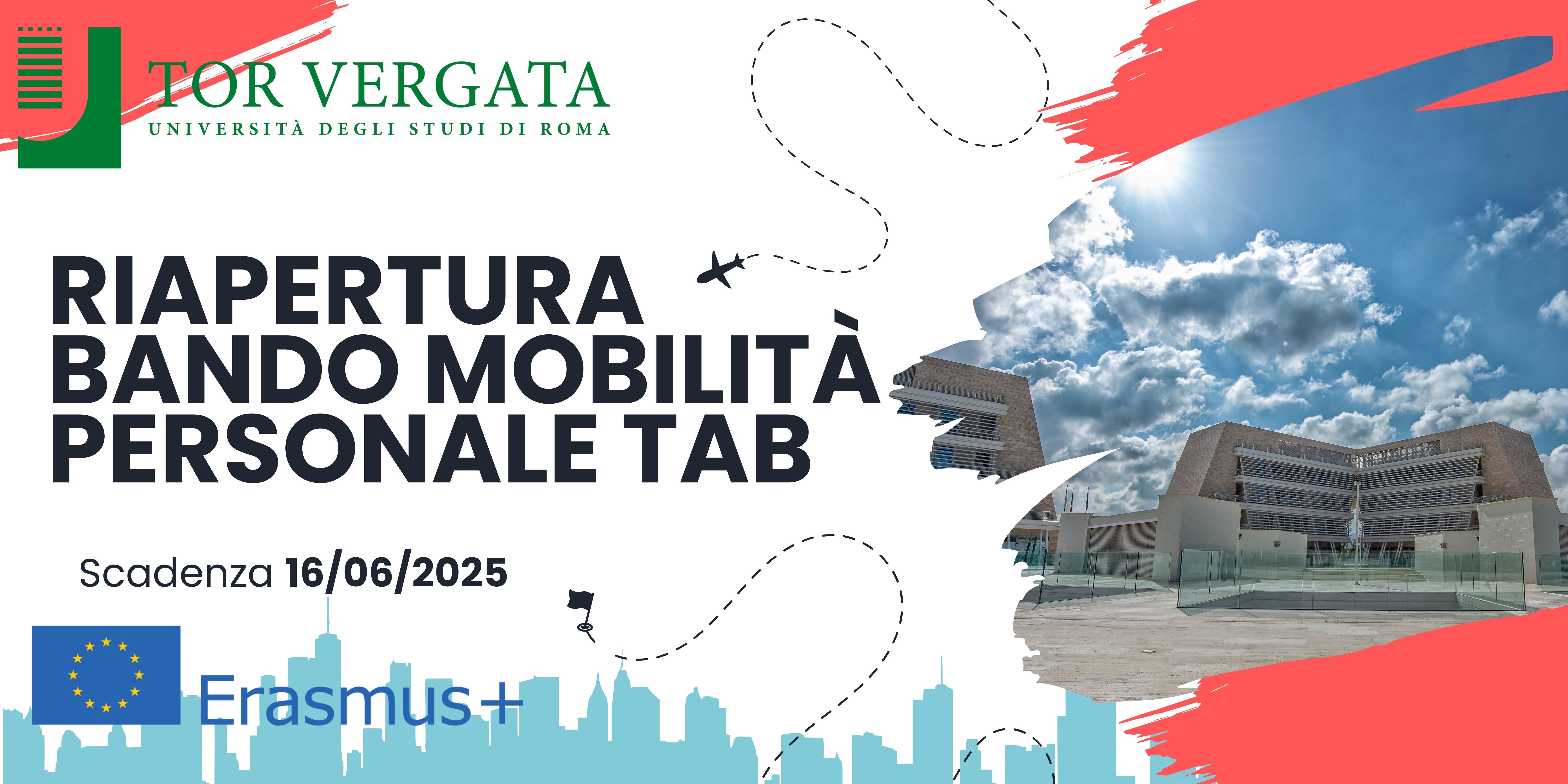 Al momento stai visualizzando RIAPERTURA Bando Erasmus+ Staff Training Mobility per personale TAB