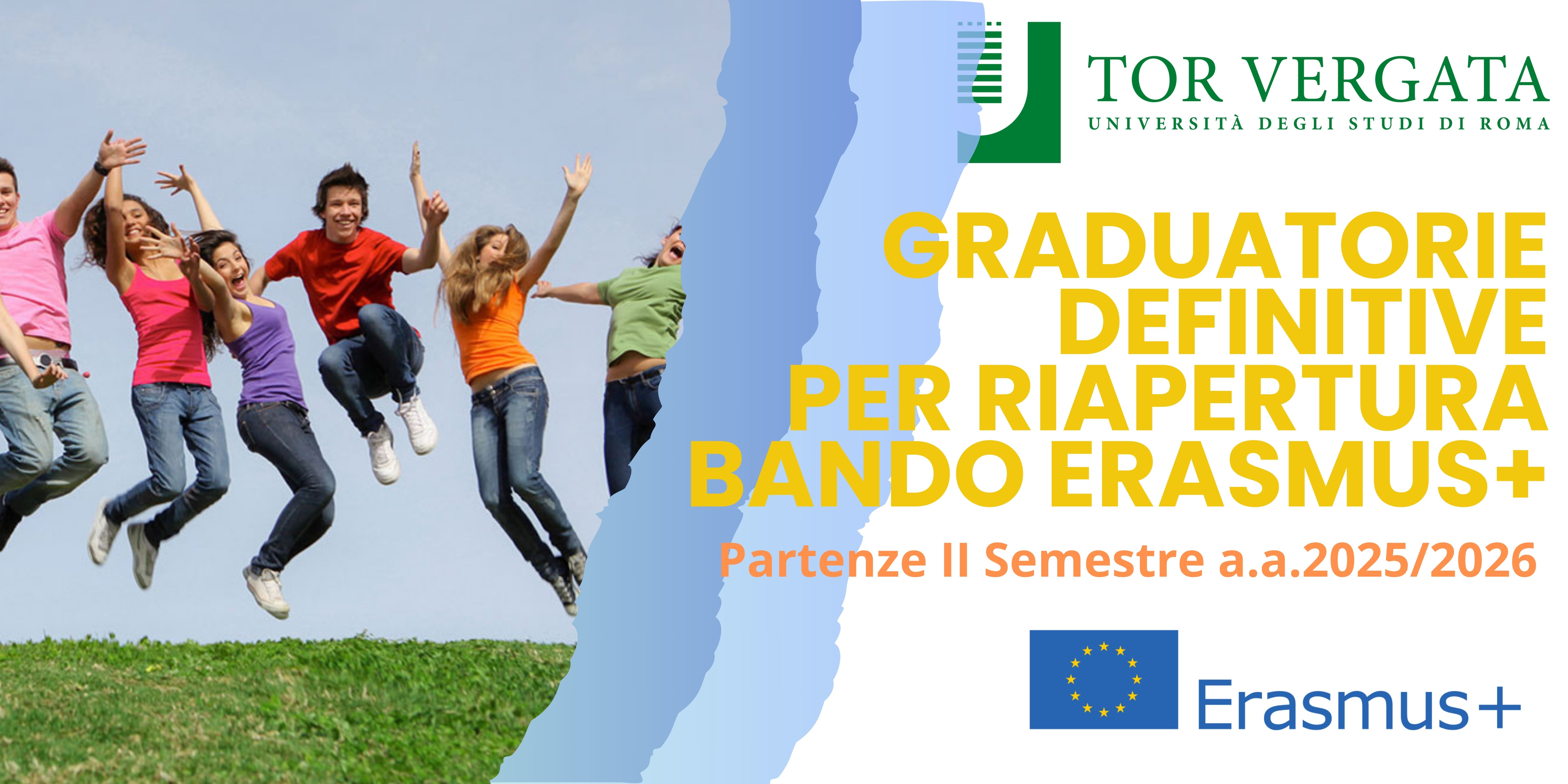 Scopri di più sull'articolo PUBBLICATA la Graduatoria definitiva relativa alla Riapertura del Bando Erasmus+ a.a. 2025/2026