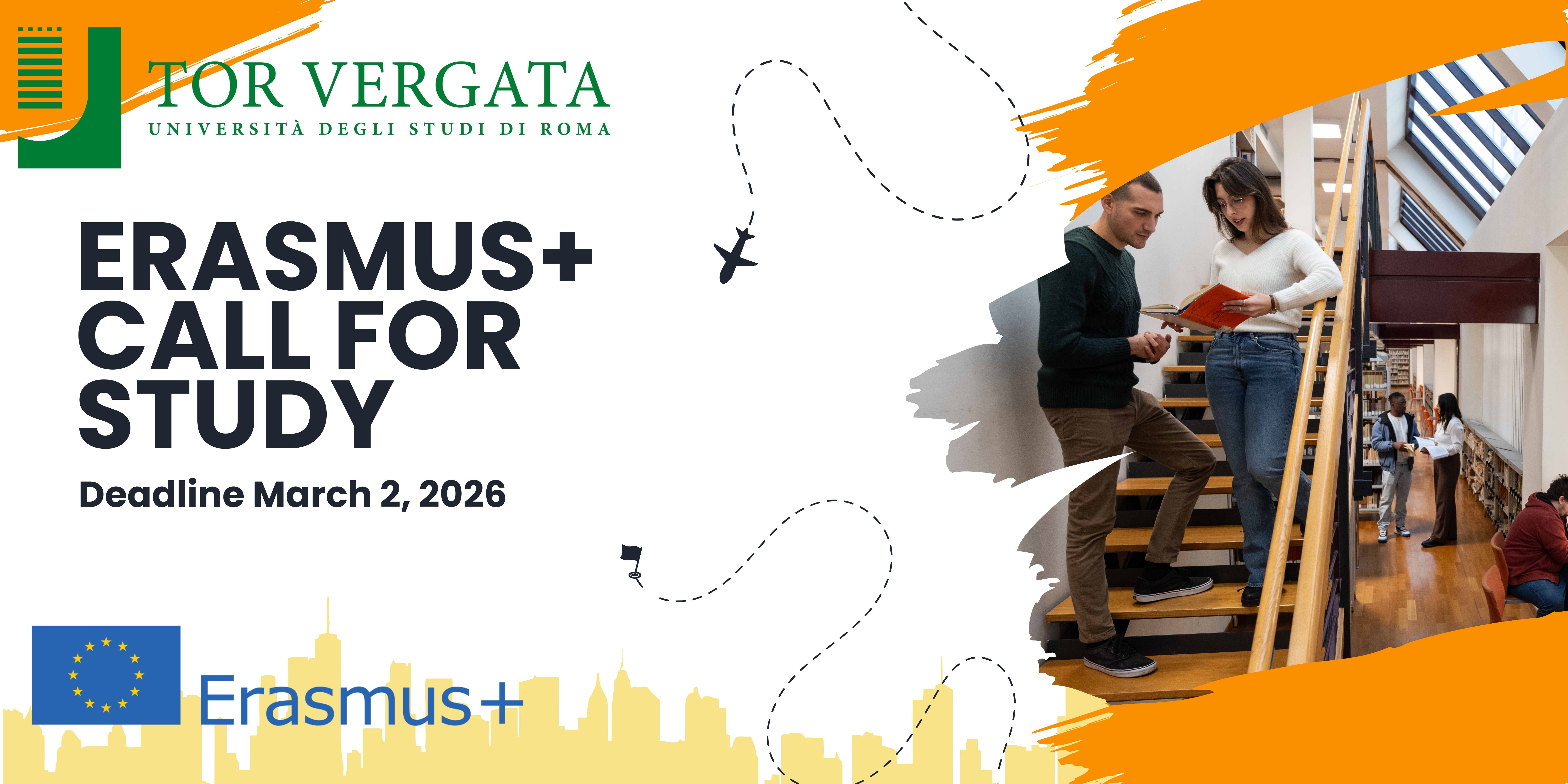 You are currently viewing OUT NOW Erasmus+ Call for Study a.y.2026/2027