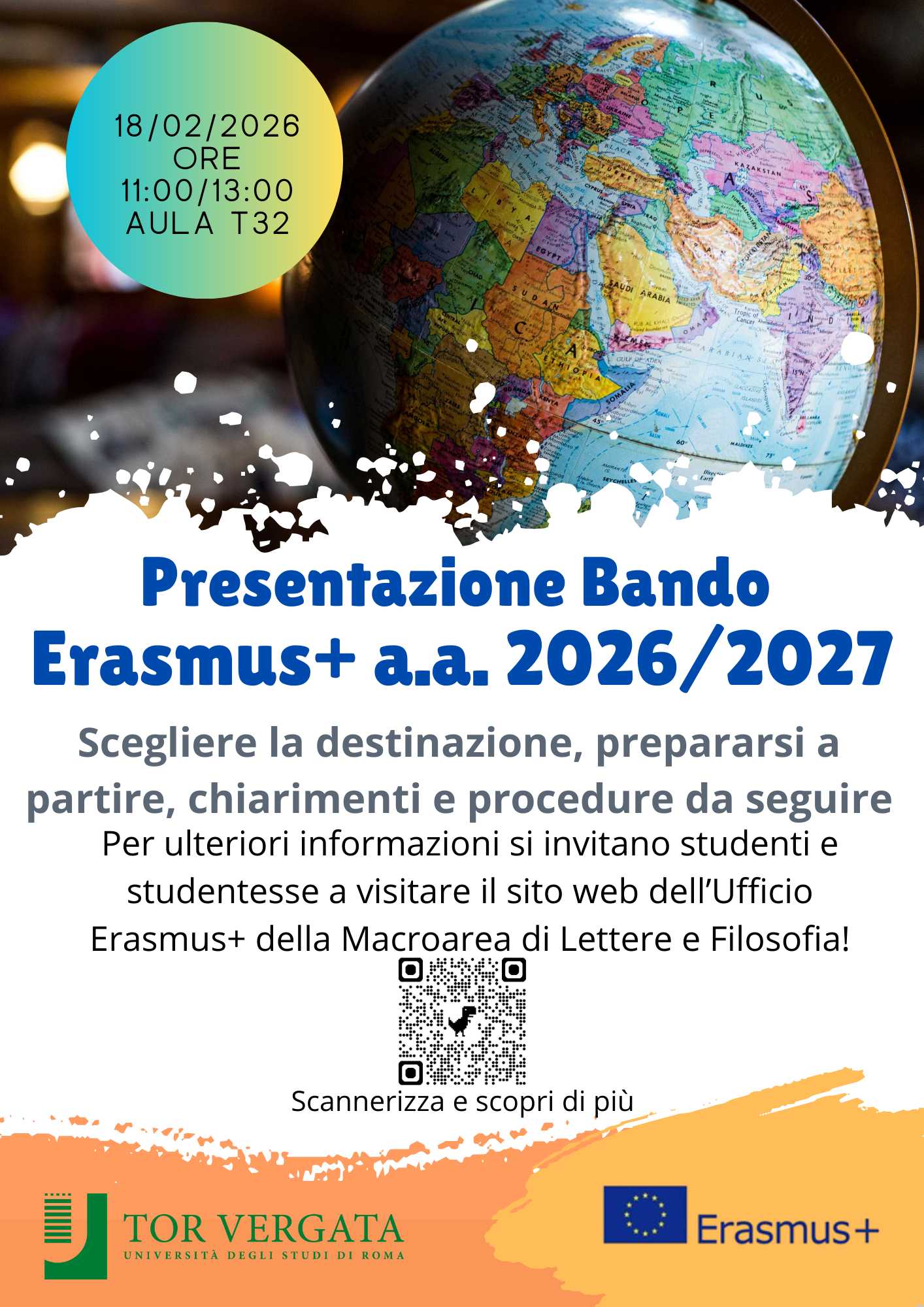 Read more about the article ORIENTATION Presentation annex to Erasmus+ Call a.y. 2026/2027